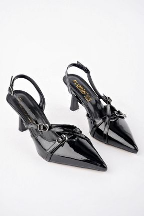 کفش پاشنه بلند کلاسیک مشکی زنانه چرم لاکی Muggo - کد 816506901