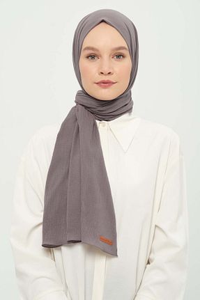 شال طوسی زنانه جاز Madame Polo - کد 923278648