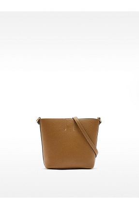 کیف دوشی قهوه ای زنانه چرم مصنوعی PARFOIS - کد 923278104