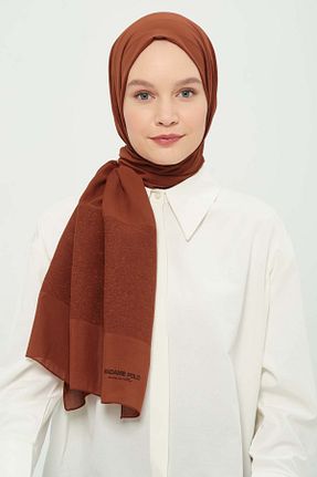 شال نارنجی زنانه شیفون Madame Polo - کد 923283891