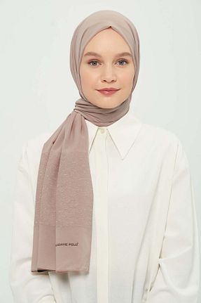 شال بژ زنانه شیفون Madame Polo - کد 923278343