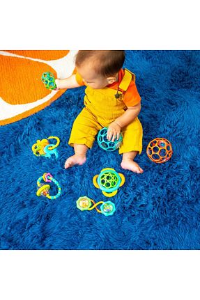 دندان گیر و جغجغه رنگی Bright Starts - کد 814869091
