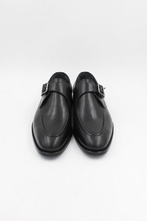 کفش کلاسیک مشکی مردانه چرم خالص ENDİCAN - کد 708476457