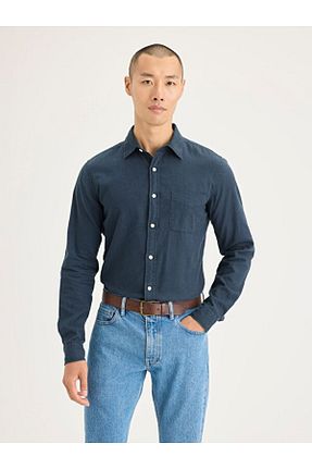 پیراهن سرمه ای مردانه اسلیم فیت Dockers - کد 923309083