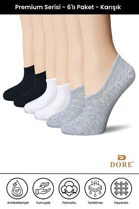 جوراب مشکی زنانه پنبه ای DORE - کد 805414168