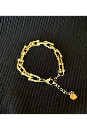 دستبند جواهر طلائی زنانه monalisatoka - کد 778547704