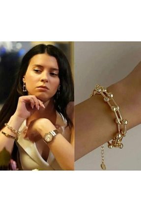 دستبند جواهر طلائی زنانه monalisatoka - کد 778547704