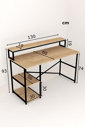 میز تحریر رنگی 93 سانتی متر moniev - کد 922180037
