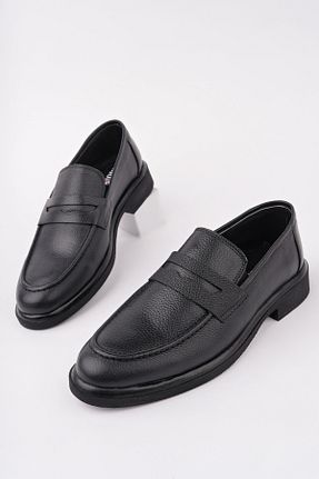 کفش کلاسیک مشکی مردانه چرم خالص Muggo - کد 922453339