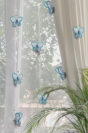 اکسسوری پرده فیروزه ای Artikel - کد 877637814