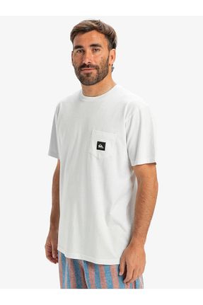 تیشرت سفید مردانه یقه دوچرخه Quiksilver - کد 899305728