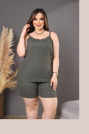 ست لباس راحتی خاکی زنانه DPARİS - کد 923384495