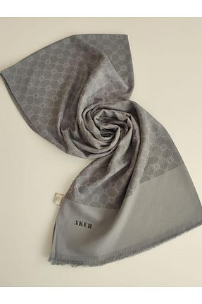 شال طوسی زنانه پلی استر Aker - کد 756768050