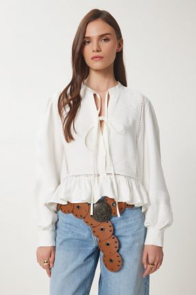بلوز نباتی زنانه رگولار Lovelyİstanbul - کد 923469194