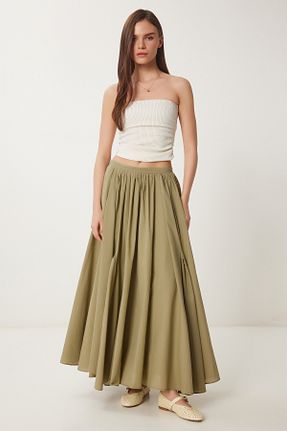دامن سبز زنانه ویسکون Lovelyİstanbul - کد 924154690