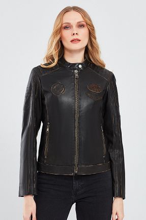کاپشن متالیک زنانه Straight Derimod - کد 820342172