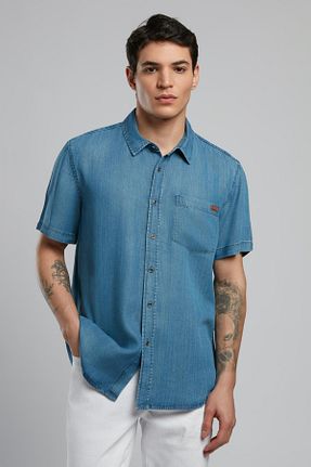 پیراهن سرمه ای مردانه رگولار Lee Cooper - کد 923383155