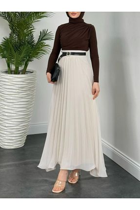 دامن طوسی زنانه ساده Modamorfo - کد 901064013