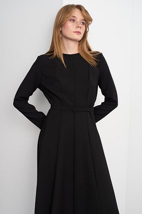 لباس مشکی زنانه بافتنی KADRİYE BAŞTÜRK - کد 897647198