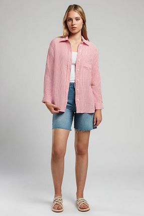 پیراهن قرمز زنانه رگولار Lee Cooper - کد 923396772