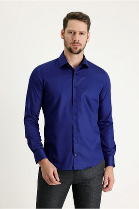 پیراهن نارنجی مردانه اسلیم فیت Kiğılı - کد 84931110