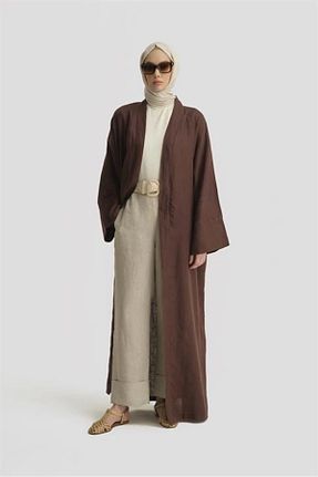 کلاه و ابایا رنگی زنانه کتان Armine - کد 923462661
