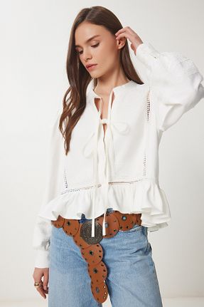 بلوز نباتی زنانه رگولار Lovelyİstanbul - کد 923469194
