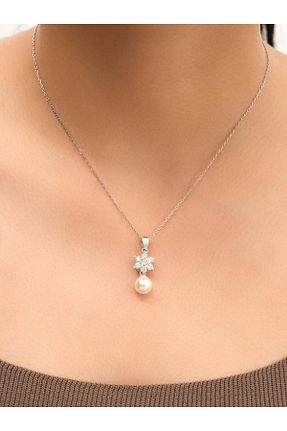 گردنبند نقره رنگی زنانه 925 عیار Siset Gümüş - کد 924641136