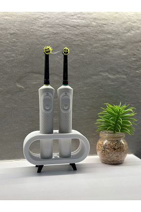 جای مسواک سفید پلاستیک 3D DESİNG MARKET - کد 896053159