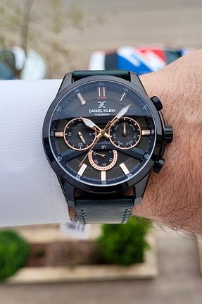 ساعت مچی مشکی مردانه 44 میلی متر Daniel Klein - کد 924751741