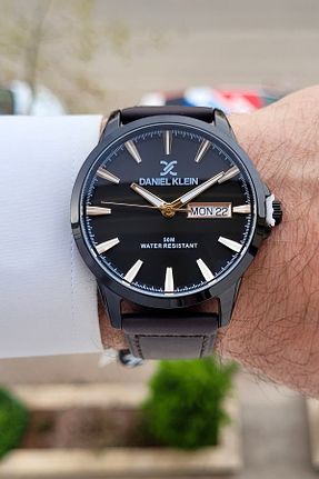 ساعت مچی قهوه ای مردانه 44 میلی متر Daniel Klein - کد 924751733