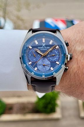 ساعت مچی قهوه ای مردانه 42 میلی متر Daniel Klein - کد 923481774