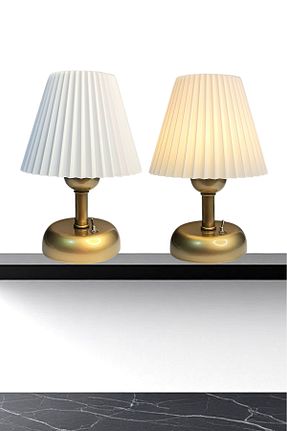 چراغ مطالعه / رومیزی طلائی فلزی Bubihome - کد 923537029