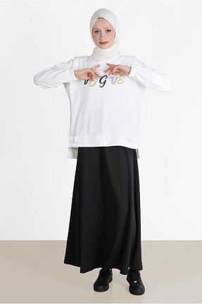 ست گرمکن حجاب مشکی زنانه رگولار Alvina - کد 857079078