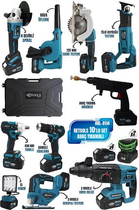 دریل Akülü RETOOLS - کد 923656000