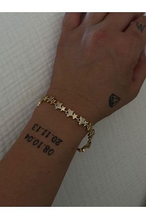 دستبند استیل (فولاد) رنگی زنانه روکش طلا MyladyAccessoriess - کد 837337259