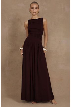 لباس قهوه ای زنانه بافتنی Madmext - کد 923657617