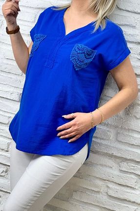 پیراهن رنگی زنانه سایز بزرگ Bİ.GİYSEN - کد 923656804