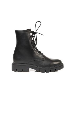 بوت / نیم بوت مشکی زنانه چرم خالص Greyder - کد 761320087