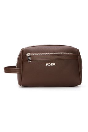 کیف دستی قهوه ای مردانه سایز متوسط Fossil - کد 923681301