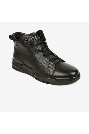 بوت / نیم بوت مشکی مردانه چرم خالص Greyder - کد 858659842