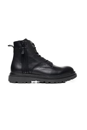 بوت / نیم بوت مشکی مردانه چرم خالص Greyder - کد 772502033