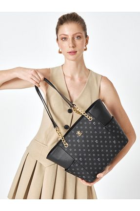 کیف دوشی مشکی زنانه Pierre Cardin - کد 904100072
