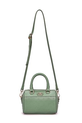 کیف دوشی سبز زنانه چرم مصنوعی Pierre Cardin - کد 904099049