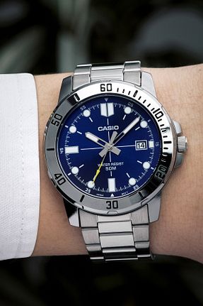 ساعت مچی سفید مردانه 41-45 میلی متر Casio - کد 2669087