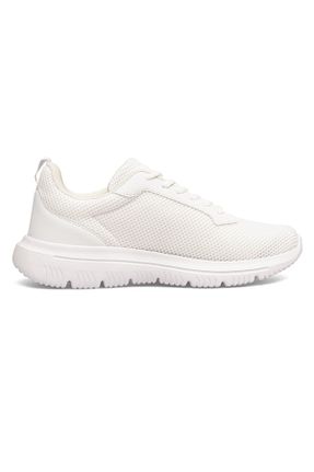 کفش اسنیکر سفید زنانه بند دار hummel - کد 893555148