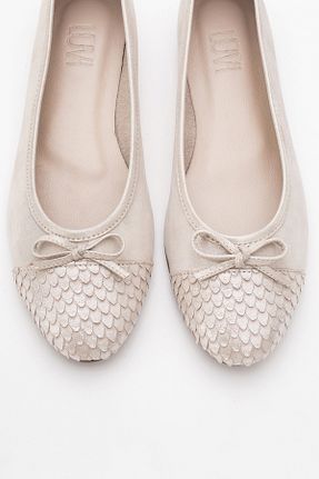 بابت بژ زنانه چرم خالص luvishoes - کد 47475873