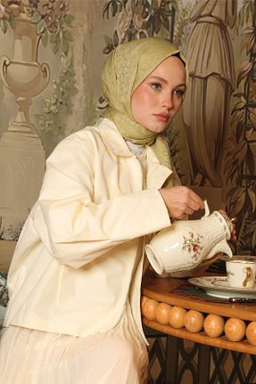 شال بژ زنانه پلی استر VALORSCARF - کد 921652508