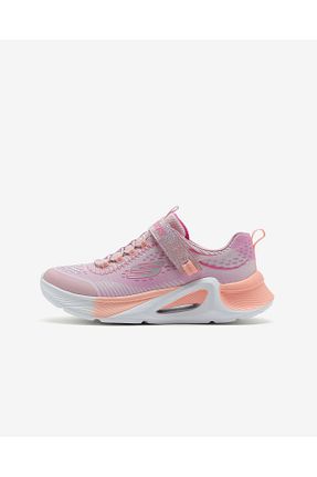 کفش اسنیکر صورتی بچه گانه چسبی Skechers - کد 922379178