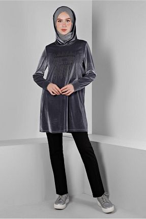 تونیک حجاب زنانه پنبه ای Alvina - کد 858838864